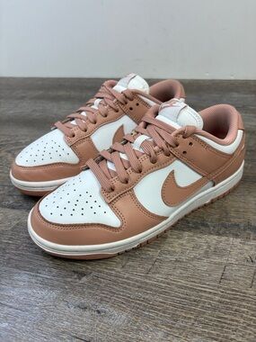 Nike Dunk Low Pink White DD1503-118 Women’s Size 6.5 Sneaker Rose Blush